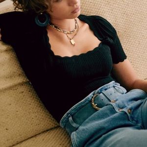 Sezane Anil jumper black